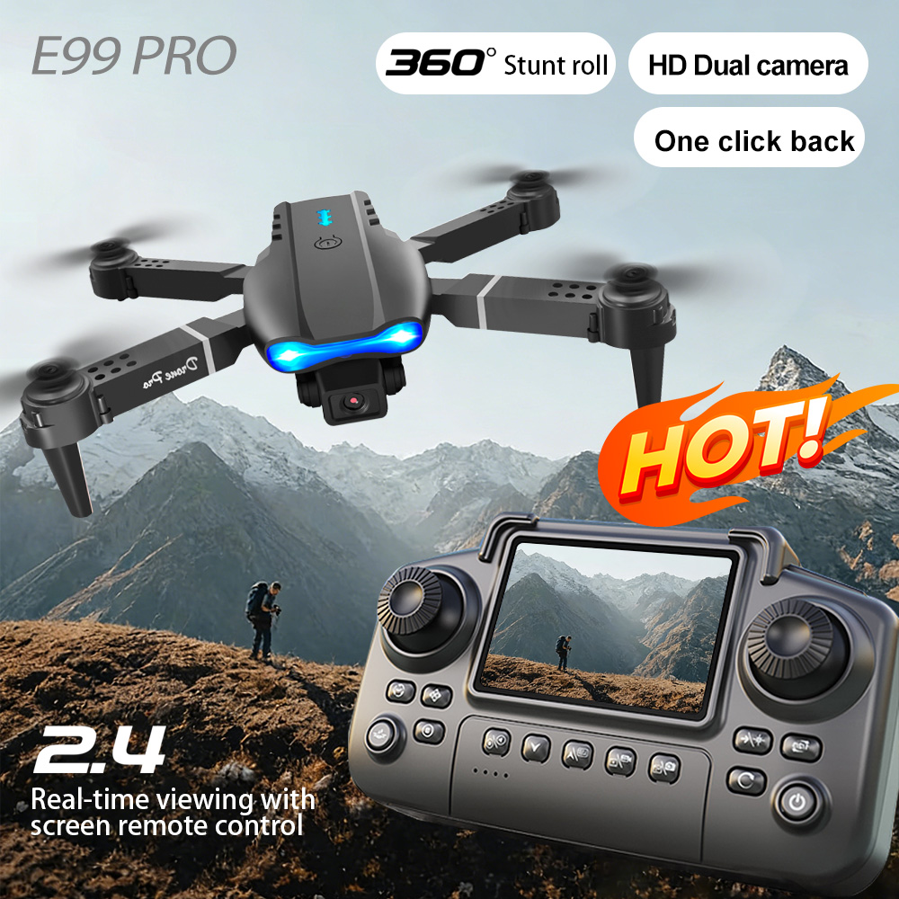 Rc Helicopter Case - Drone Udara Lensa Ganda Pengalih Lensa