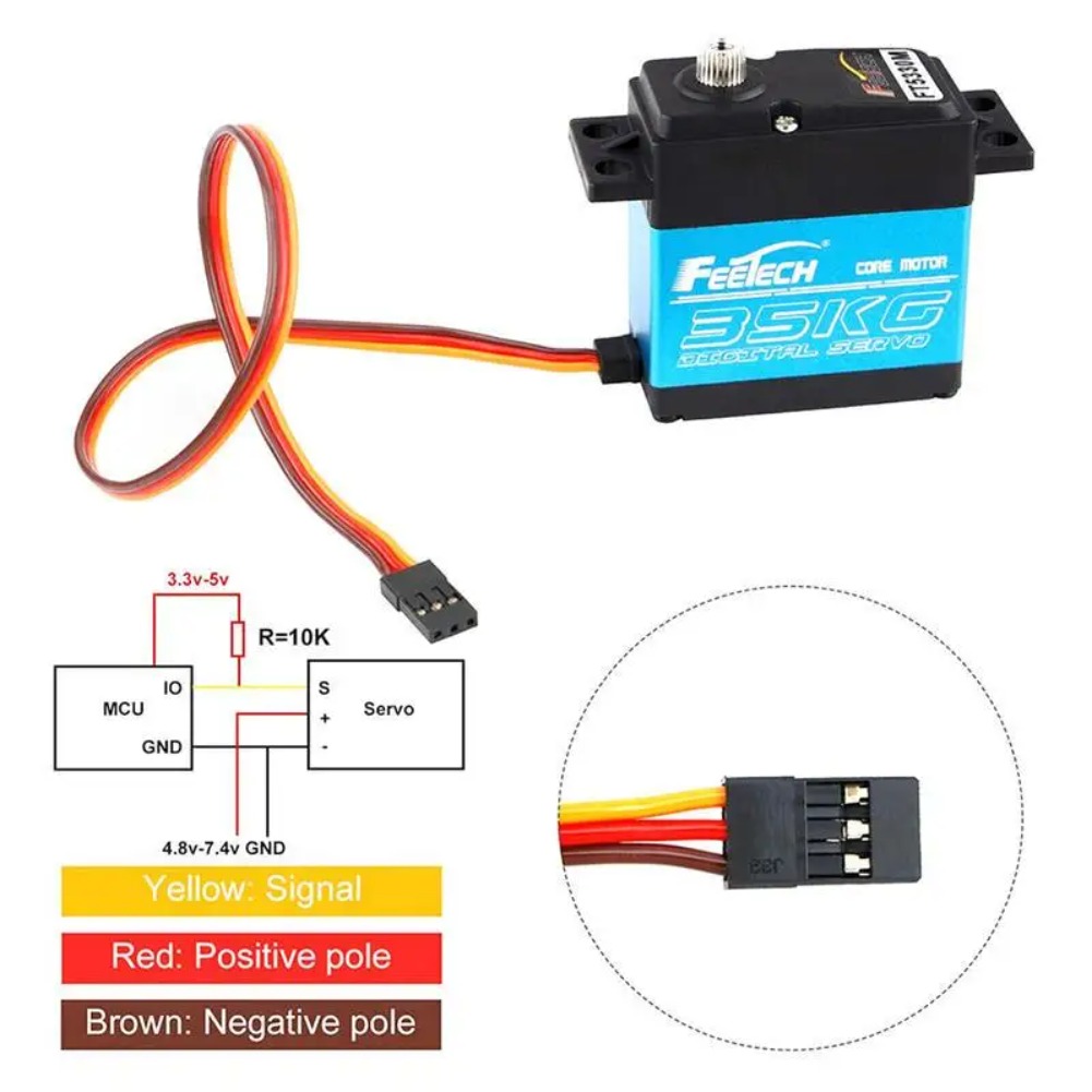 FEETECH FT5330M 35KG Servo Dig - Rc Helicopter Servo ulasan dan harga